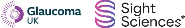 Glaucoma UK and Sight Sciences logos