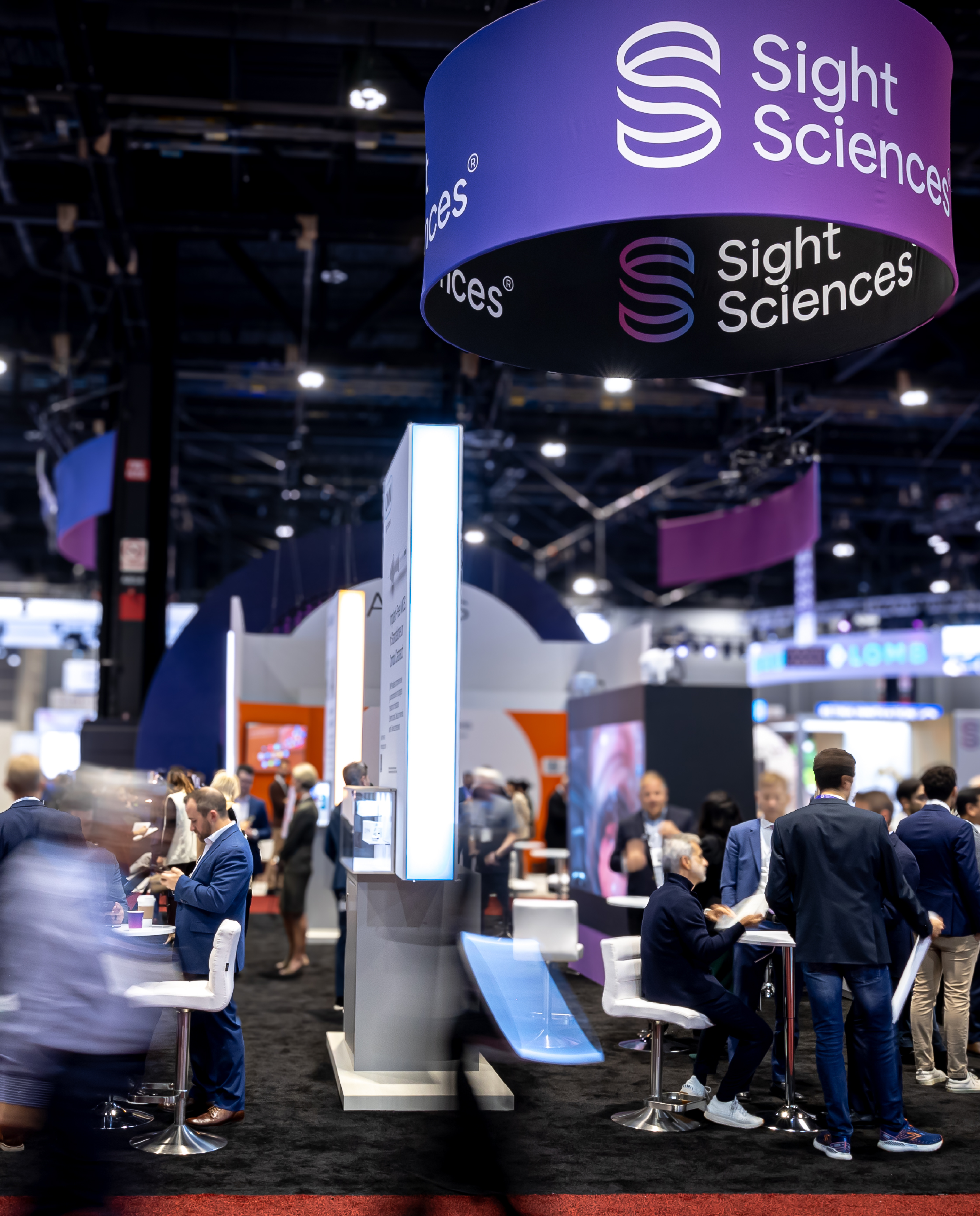 Sight Sciences booth at AAO