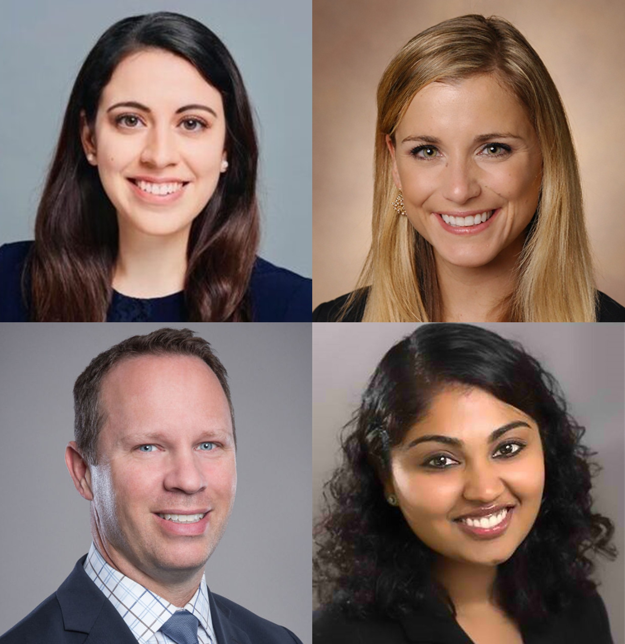 Dr. Mina Farahani, Dr. Yuna Rapoport, Dr. Brandon Ayres, Dr. Nina Venkateswaran headshot image